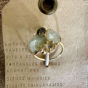 NWT Anthropologie Mixed Stone Ring- Size 6